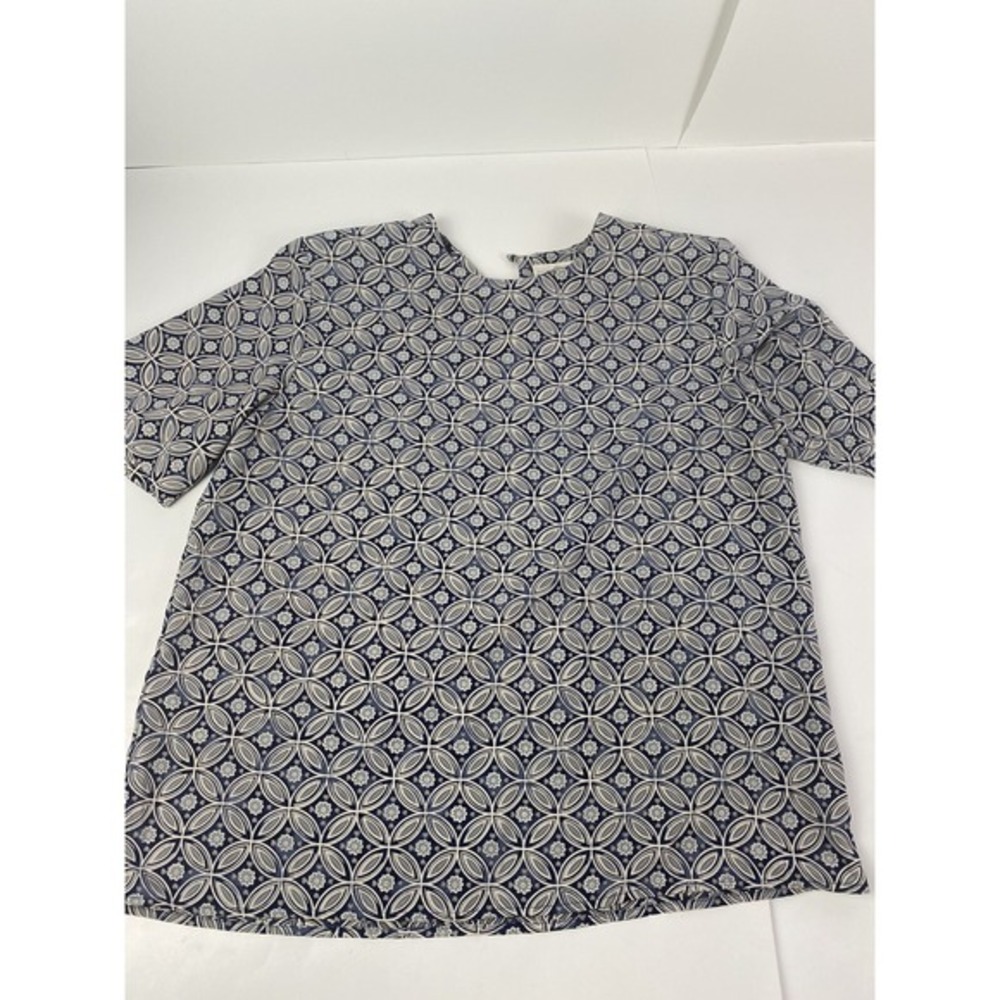 Vintage Worthington Women‎ Blouse Short Sleeve Sz Large Made in USA